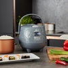image:imageYum Asia Panda Mini Rice Cooker With Ninja Ceramic Bowl and Advanced Fuzzy Logic 35 cup 063 litre 4 Rice Cooking Functions 4 Multicooker functions Digital LED display  120VCobalt Grey